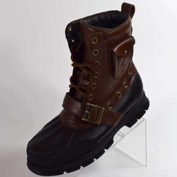 Ralph Lauren Other - Men's Ralph Lauren Hamlin Brown Leather Lace Boots